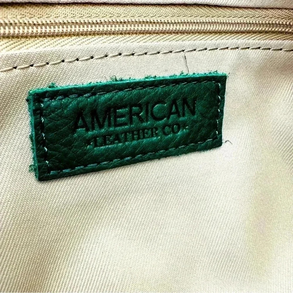 NWOT American Leather Co. Hunter Green Shoulder Bag - Picture 10 of 14